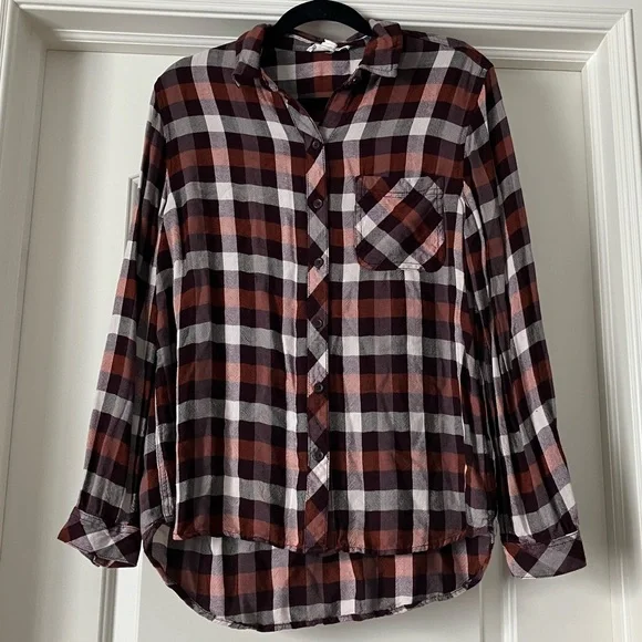 Multicolor Plaid Button Down Shirt - Picture 1 of 5